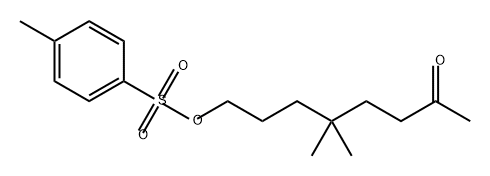 2-Octanone, 5,5-dimethyl-8-[[(4-methylphenyl)sulfonyl]oxy]- Structure