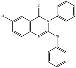 6-Chloro-3-phenyl-2-(phenylamino)quinazolin-4(3H)-one Structure