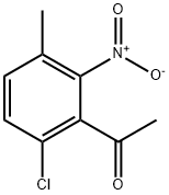 Ethanone, 1-(6-chloro-3-methyl-2-nitrophenyl)- Structure