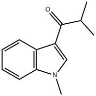 2-methyl-1-(1-methyl-1H-indol-3-yl)propan-1-one Structure