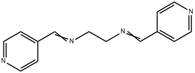 1,2-Ethanediamine, N1,N2-bis(4-pyridinylmethylene)- Structure