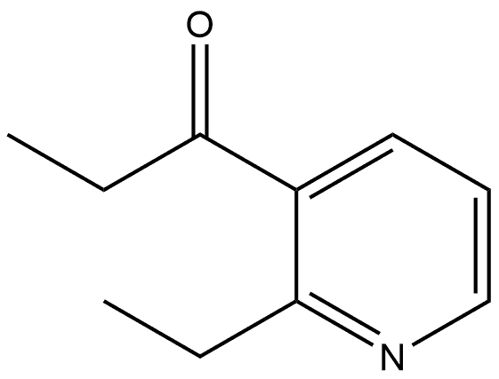 1-(2-Ethyl-3-pyridinyl)-1-propanone Structure