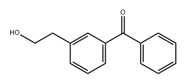 Methanone, [3-(2-hydroxyethyl)phenyl]phenyl- 구조식 이미지