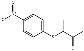 2-Butanone, 3-[(4-nitrophenyl)thio]- 구조식 이미지