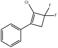 Benzene, (2-chloro-3,3-difluoro-1-cyclobuten-1-yl)- Structure