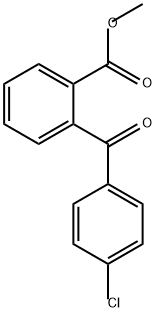 Benzoic acid, 2-(4-chlorobenzoyl)-, methyl ester 구조식 이미지