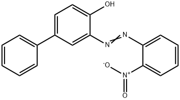 [1,1'-Biphenyl]-4-ol, 3-[2-(2-nitrophenyl)diazenyl]- Structure