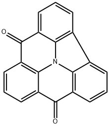 7H,11H-Benz[1,8]indolizino[2,3,4,5,6-defg]acridine-7,11-dione (8CI,9CI) Structure