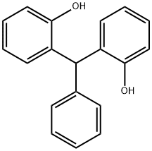 Phenol, 2,2'-(phenylmethylene)bis- Structure