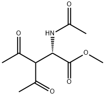 Norvaline, N,3-diacetyl-4-oxo-, methyl ester 구조식 이미지