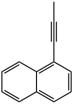 Naphthalene, 1-(1-propyn-1-yl)- Structure