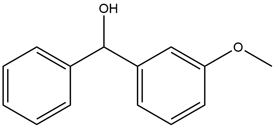 (R)-(3-methoxyphenyl)(phenyl)methanol 구조식 이미지