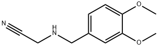 Acetonitrile, 2-[[(3,4-dimethoxyphenyl)methyl]amino]- Structure