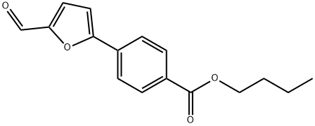 4-(5-Formyl-furan-2-yl)-benzoic acid butyl ester Structure