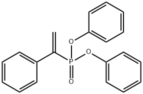 Phosphonic acid, (1-phenylethenyl)-, diphenyl ester (9CI) Structure