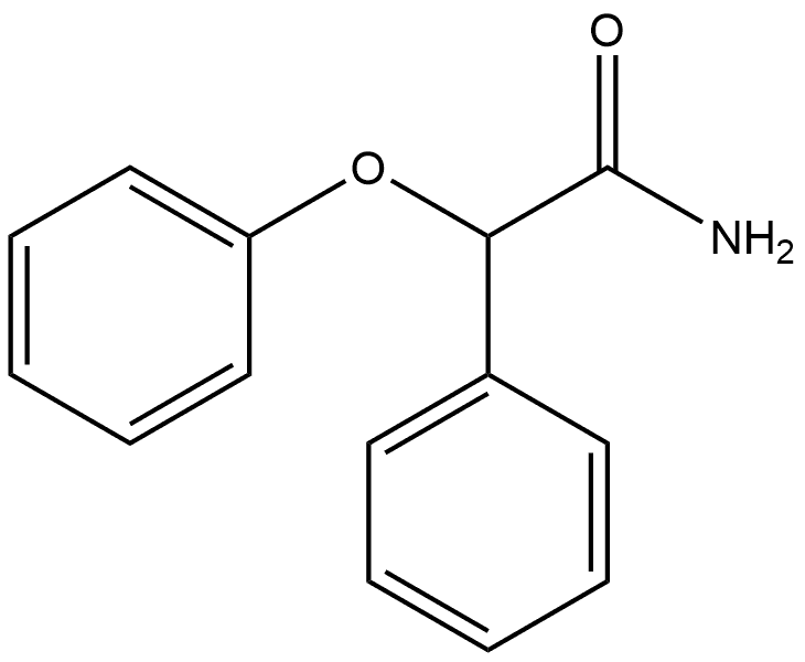 2-Phenoxy-2-phenylacetamide 구조식 이미지