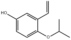 Phenol, 3-ethenyl-4-(1-methylethoxy)- Structure