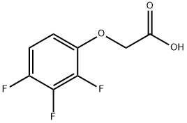 Acetic acid, 2-(2,3,4-trifluorophenoxy)- 구조식 이미지