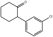 Cyclohexanone, 2-(3-chlorophenyl)- Structure