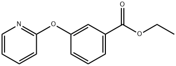 Benzoic acid, 3-(2-pyridinyloxy)-, ethyl ester 구조식 이미지