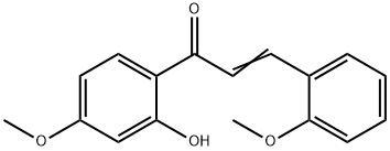 2-Propen-1-one, 1-(2-hydroxy-4-methoxyphenyl)-3-(2-methoxyphenyl)- 구조식 이미지