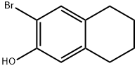 2-Naphthalenol, 3-bromo-5,6,7,8-tetrahydro- Structure