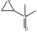 Phosphine oxide, dimethyl-2-oxiranyl- Structure