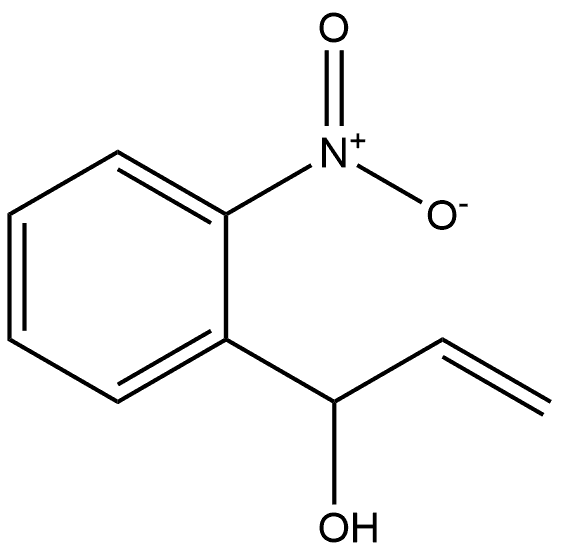 Benzenemethanol, α-ethenyl-2-nitro- Structure