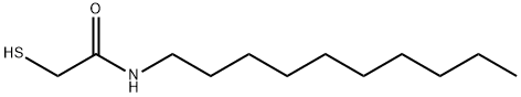 Acetamide, N-decyl-2-mercapto- Structure