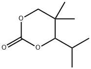 1,3-Dioxan-2-one, 5,5-dimethyl-4-(1-methylethyl)- Structure