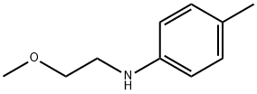 Benzenamine, N-(2-methoxyethyl)-4-methyl- 구조식 이미지