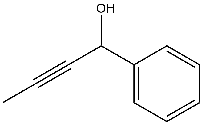 Benzenemethanol, α-1-propyn-1-yl- Structure