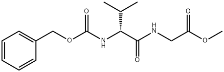 Glycine, N-[(phenylmethoxy)carbonyl]-D-valyl-, methyl ester 구조식 이미지