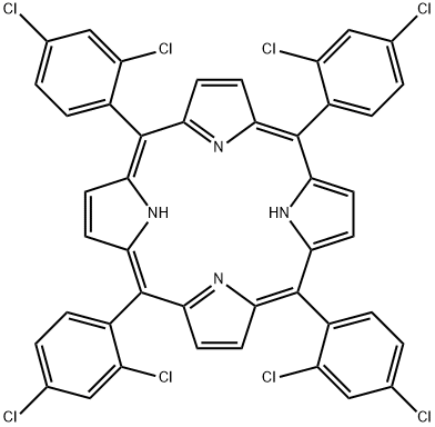 5,10,15,20-Tetrakis(2,4-dichlorophenyl)porphyrin Structure