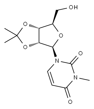 Uridine, 3-methyl-2',3'-O-(1-methylethylidene)- Structure