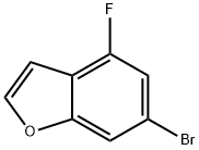 Benzofuran, 6-bromo-4-fluoro- 구조식 이미지