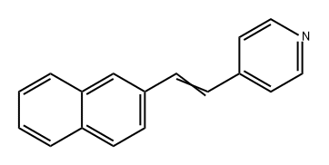 Pyridine, 4-[2-(2-naphthalenyl)ethenyl]- Structure