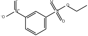 Benzenesulfonic acid, 3-nitro-, ethyl ester 구조식 이미지