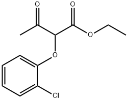 Butanoic acid, 2-(2-chlorophenoxy)-3-oxo-, ethyl ester Structure