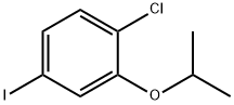 1-Chloro-4-iodo-2-isopropoxybenzene Structure