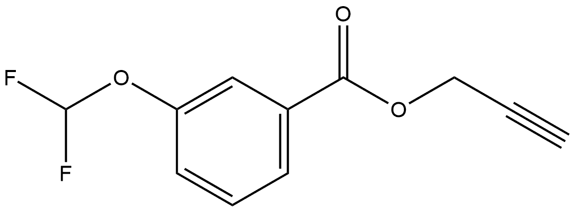 2-Propyn-1-yl 3-(difluoromethoxy)benzoate Structure