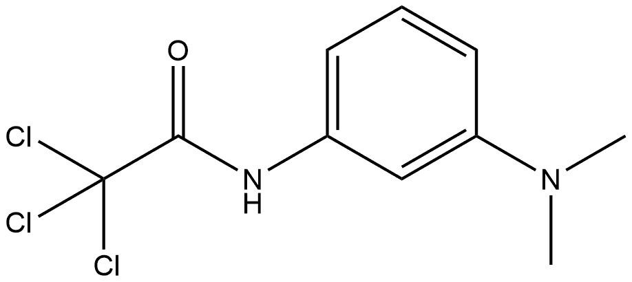 2,2,2-Trichloro-N-[3-(dimethylamino)phenyl]acetamide Structure