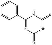 1,3,5-Triazin-2(1H)-one, 5,6-dihydro-4-phenyl-6-thioxo- 구조식 이미지