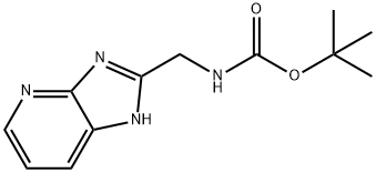 tert-Butyl ((1H-imidazo[4,5-b]pyridin-2-yl)methyl)carbamate Structure