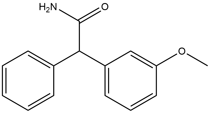 2-(3-methoxyphenyl)-2-phenylacetamide Structure