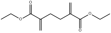 Hexanedioic acid, 2,5-bis(methylene)-, 1,6-diethyl ester 구조식 이미지