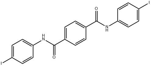 1-N,4-N-bis(4-iodophenyl)benzene-1,4-dicarboxamide 구조식 이미지