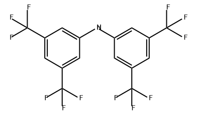 Benzenamine, N-[3,5-bis(trifluoromethyl)phenyl]-3,5-bis(trifluoromethyl)- Structure