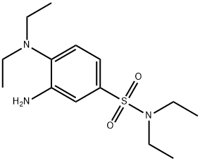 3-amino-4-(diethylamino)-N,N-diethylbenzene-1-sulfonamide Structure