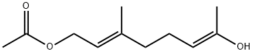 2,6-Octadiene-1,7-diol, 3-methyl-, 1-acetate, (2E,6E)- 구조식 이미지